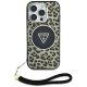 Guess HC IML Leopard Triangle Cord Strap iPhone 16 MagSafe tok, barna