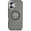 Guess Hardcase MagSafe IML Metal Mountain Logo Case iPhone 16 6,1" tok, fekete
