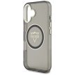 Guess Hardcase MagSafe IML Metal Mountain Logo Case iPhone 16 6,1" tok, fekete