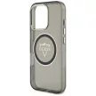 Guess Hardcase MagSafe IML Metal Mountain Logo Case iPhone 16 Pro 6,3" tok, fekete
