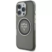 Guess Hardcase MagSafe IML Metal Mountain Logo Case iPhone 16 Pro Max 6,9" tok, fekete