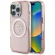 Guess Hardcase MagSafe IML Metal Mountain Logo Case iPhone 16 Pro Max 6,9" tok, rózsaszín