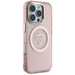 Guess Hardcase MagSafe IML Metal Mountain Logo Case iPhone 16 Pro Max 6,9" tok, rózsaszín