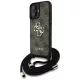 GUESS iPhone 16 Plus GUHCP16MP4GMGCRW (CBDY PU 4G Big Logo W/Cord Strap) tok, barna