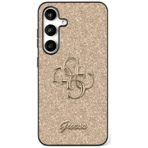 Guess Fixed Glitter Big 4G Metal LogoSamsung Galaxy S25 Ultra tok, arany