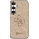 Guess Fixed Glitter Big 4G Metal LogoSamsung Galaxy S25 Ultra tok, arany