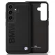 BMW Leather Big Wordmark Samsung Galaxy S25 Plus tok, fekete