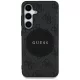 Guess 4G Round Patch Classic Logo MagSafe Samsung Galaxy S25 Ultra tok, fekete