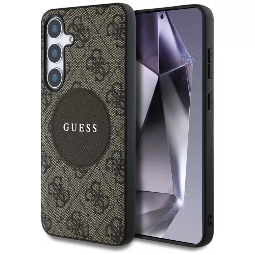 Guess 4G Round Patch Classic Logo MagSafe Samsung Galaxy S25 Plus tok, barna