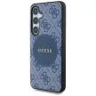 Guess 4G Round Patch Classic Logo MagSafe Samsung Galaxy S25 Plus tok, kék