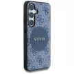 Guess 4G Round Patch Classic Logo MagSafe Samsung Galaxy S25 Plus tok, kék