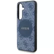 Guess 4G Round Patch Classic Logo MagSafe Samsung Galaxy S25 Plus tok, kék