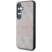 Guess 4G Round Patch Classic Logo MagSafe Samsung Galaxy S25 Plus tok, rózsaszín