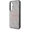 Guess 4G Round Patch Classic Logo MagSafe Samsung Galaxy S25 Plus tok, rózsaszín