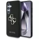 Guess Samsung Galaxy S25 GUHCS25SPGT4MBK (PU Grained Big 4G and Classic Logo) tok, fekete