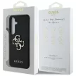 Guess Samsung Galaxy S25 GUHCS25SPGT4MBK (PU Grained Big 4G and Classic Logo) tok, fekete