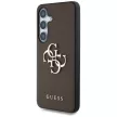 Guess Grained Big 4G Logo Small Classic LogoSamsung Galaxy S25 Plus tok, barna