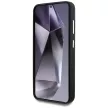 Guess Grained Triangle Logo MagSafe Samsung Galaxy S25 tok, fekete