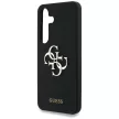 Guess Silicone Big 4G Logo Bottom Script Samsung Galaxy S25 tok, fekete
