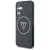 Guess Samsung Galaxy S25 GUHMS25SHG4PRTGK (Magnetic IML Metal Glitter 4G Circle Triangle) tok, fekete
