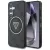 Guess Samsung Galaxy S25 Plus GUHMS25MHG4PRTGK (Magnetic IML Metal Glitter 4G Circle Triangle) tok, fekete