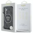 Guess Samsung Galaxy S25 Plus GUHMS25MHG4PRTGK (Magnetic IML Metal Glitter 4G Circle Triangle) tok, fekete