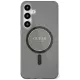 Guess Glitter Circle Classic Logo MagSafe Samsung Galaxy S25 tok, fekete