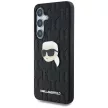 KARL LAGERFELD Samsung Galaxy S25 KLHCS25SPGKLKIPK (PU Monogram K. Head Pin) tok, fekete