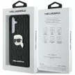 KARL LAGERFELD Samsung Galaxy S25 KLHCS25SPGKLKIPK (PU Monogram K. Head Pin) tok, fekete