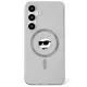 Karl Lagerfeld Button Choupette Head Printed Logo MagSafe Samsung Galaxy S25 tok, fekete