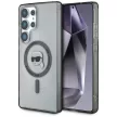 Karl Lagerfeld Button Karl Head Printed Logo MagSafe Samsung Galaxy S25 Ultra tok, fekete
