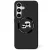 Karl Lagerfeld Silicone Double Heads And Circle MagSafe Samsung Galaxy S25 tok, fekete