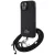 Lacoste Iconic Petit Pique Crossbody Cord MagSafe iPhone 15 tok, fekete
