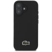 Lacoste Iconic Petit Pique Crossbody Cord MagSafe iPhone 16 Plus tok, fekete