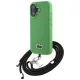 Lacoste Iconic Petit Pique Crossbody Cord MagSafe iPhone 16 Plus tok, zöld