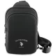 US Polo Petit Pique Crossbody Arch telefon válltáska, fekete