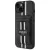 Guess 4G Stripes Magsafe iPhone 15 kártyatartós tok, fekete