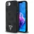 GUESS iPhone 16e MagSafe GUHMPSE4P4TDPK (PU 4G Triangle Logo) tok, fekete