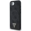 GUESS iPhone 16e MagSafe GUHMPSE4P4TDPK (PU 4G Triangle Logo) tok, fekete