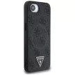 GUESS iPhone 16e MagSafe GUHMPSE4P4TDPK (PU 4G Triangle Logo) tok, fekete