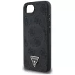 GUESS iPhone 16e MagSafe GUHMPSE4P4TDPK (PU 4G Triangle Logo) tok, fekete