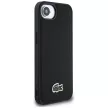 Lacoste Iconic Petit Pique Woven Logo MagSafe iPhone 16e tok, fekete