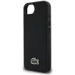 Lacoste Iconic Petit Pique Woven Logo MagSafe iPhone 16e tok, fekete