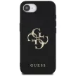 GUESS iPhone 16e GUHCPSE4PGT4MBK (PU Grained Big 4G Classic) tok, fekete