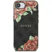 Guess 4G Flowers Print MagSafe iPhone 16e tok, fekete