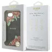 Guess 4G Flowers Print MagSafe iPhone 16e tok, fekete