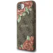 Guess 4G Flowers Print MagSafe iPhone 16e tok, barna
