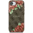 Guess 4G Flowers Print MagSafe iPhone 16e tok, barna