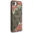 Guess 4G Flowers Print MagSafe iPhone 16e tok, barna