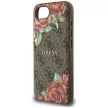 Guess 4G Flowers Print MagSafe iPhone 16e tok, barna